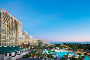 Orlando World Center Marriott - beautiful photo of hotel at dusk