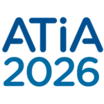ATIA 2026 conference graphic. The text reads, ATIA 2026.